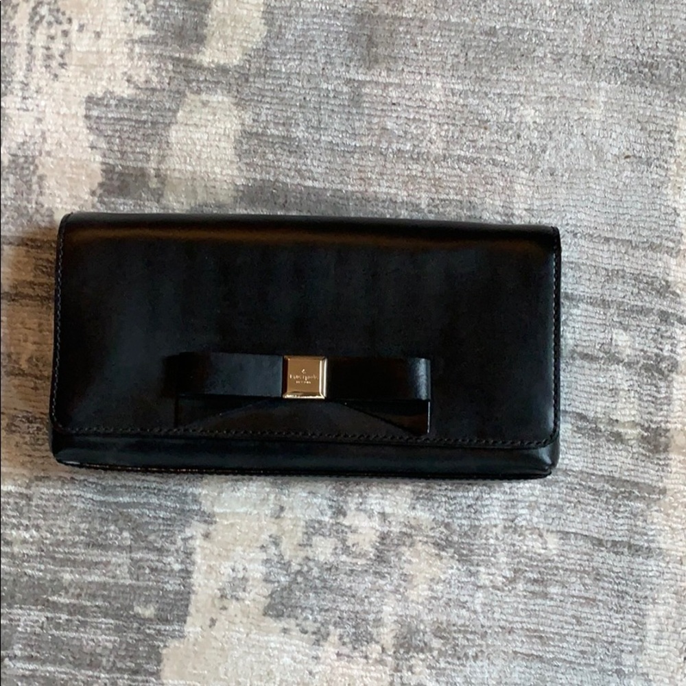 Kate spade leather clutch